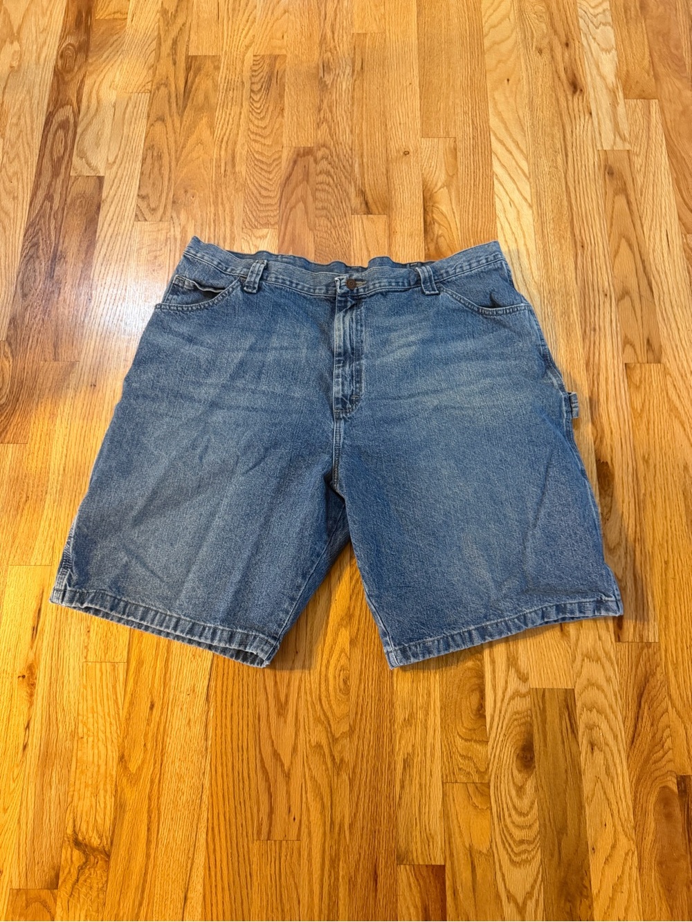 Men's Denim Jean Shorts — Blue Relaxed Fit